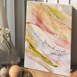 God Who Sees Me Wall Art, 8x12